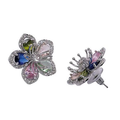 AGP PARIS Diva Flower Stud Earrings