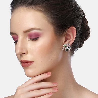 AGP PARIS Diva Flower Stud Earrings