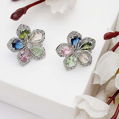 AGP PARIS Diva Flower Stud Earrings