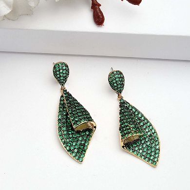 AGP PARIS Diva Collection Modern Asymmetry Earrings