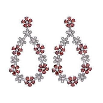 AGP PARIS Diva Dainty Floral Dangle Earrings