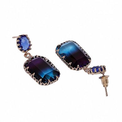 AGP PARIS Diva Classy Rectangle Drop Earrings