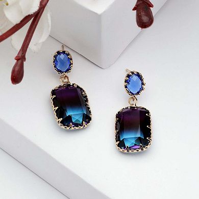 AGP PARIS Diva Classy Rectangle Drop Earrings