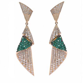 AGP PARIS Diva Luxury Shell Dangle Earrings