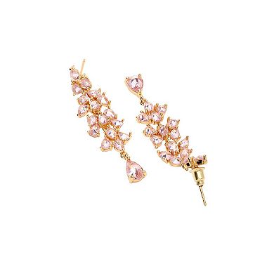 Diva Elegant Leaf Dangle Earrings