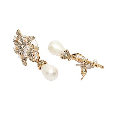 AGP PARIS Diva Collection Contemporary Cubic Zirconia Drop Earrings