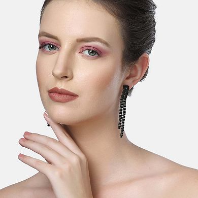 Diva Asymmetrical Dangle Earrings