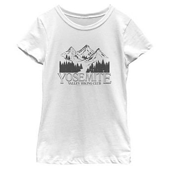 Girls' Yosemite Hiking Club Short Sleeve Crew Tee