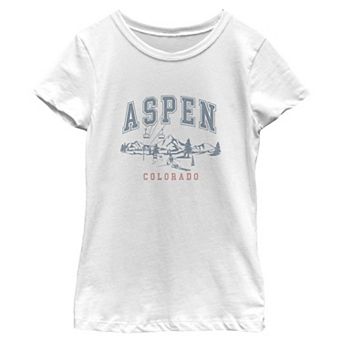 Girls' Aspen Colorado Short Sleeve Graphic Tee