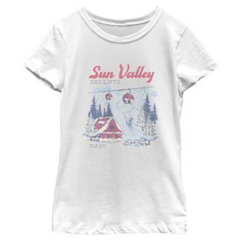 Girls' Sun Valley Ski Lifts Graphic Tee