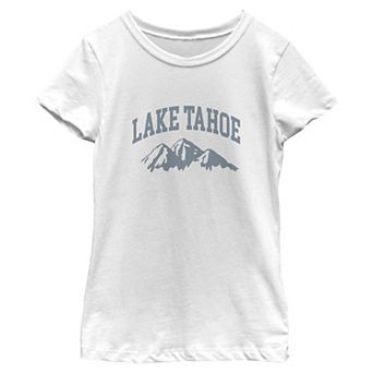 Girls' Lake Tahoe Mountains Short Sleeve Graphic Tee