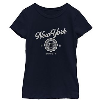 Girls' New York 1899 Short Sleeve Graphic Tee