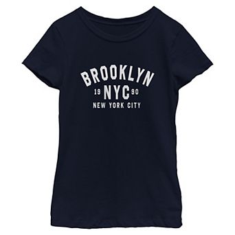 Girls' Brooklyn NYC Short Sleeve Crew Tee