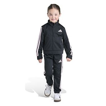 Girls 4-6x adidas 2 pc Tricot Long Sleeve Full-Zip Jacket & Pants Set