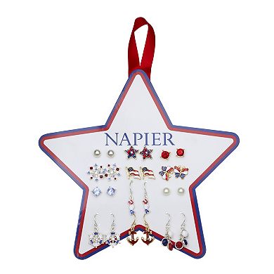 Napier 12-Piece Americana Earring Set