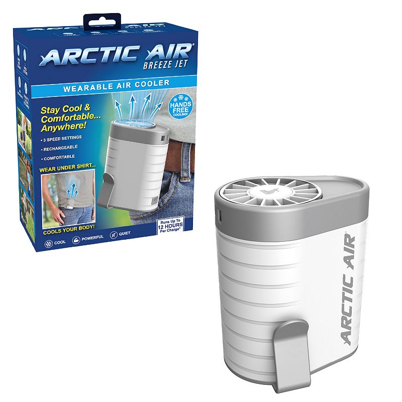 Arctic Air Breeze Jet Wearable Air Cooler, White