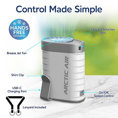 Arctic Air Breeze Jet Wearable Air Cooler