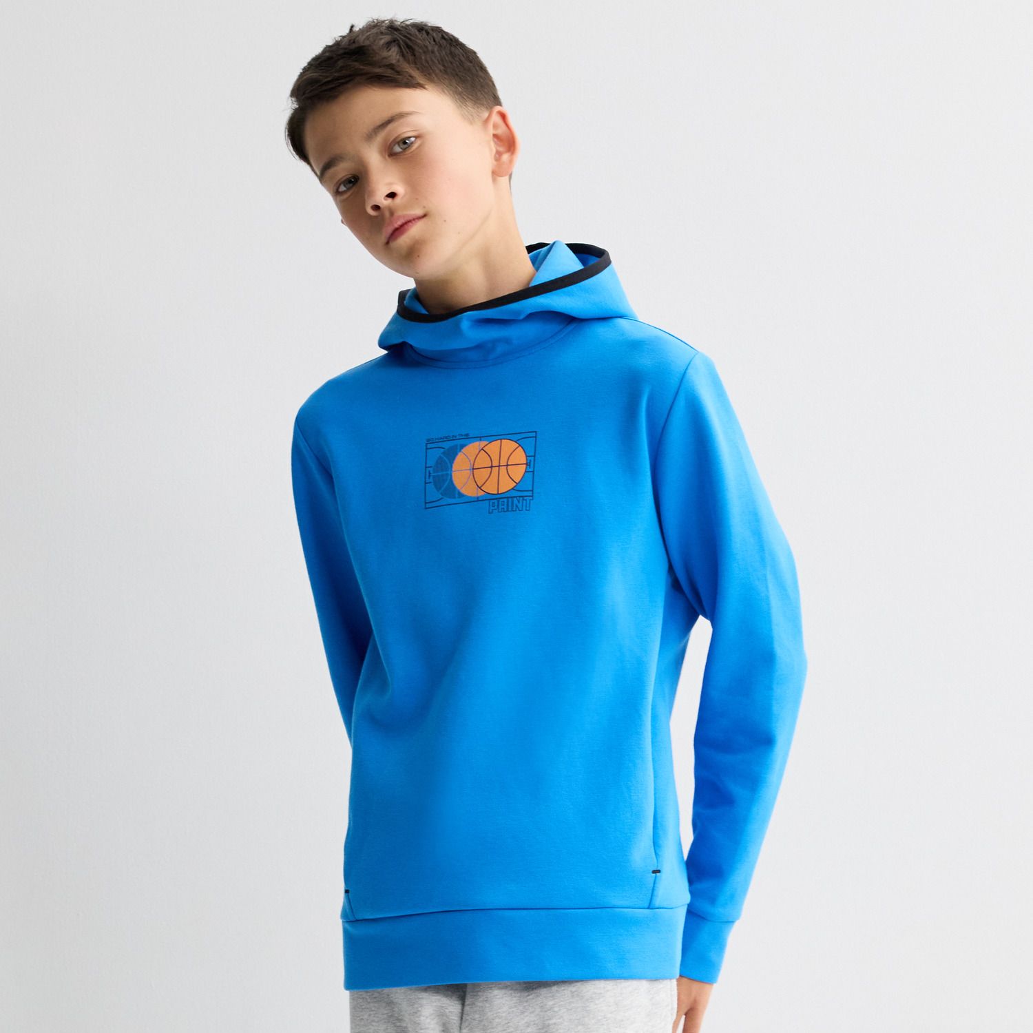 Худи Tek Gear® 365 Graphic in Regular & Husky для мальчиков, цвет: Синий