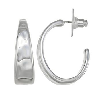 Napier C-Hoop Earrings