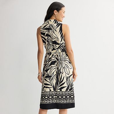 Women's 5th + Madison Edit Sleeveless Zip Front Shirtdress