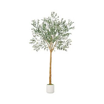 ANIXOL Tall Artificial Olive Tree with Fruit in Pot