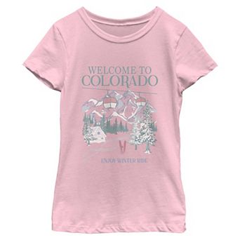 Girls' Welcome To Colorado Graphic Tee