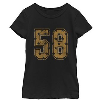 Girls' Stars Print 58 Graphic Tee