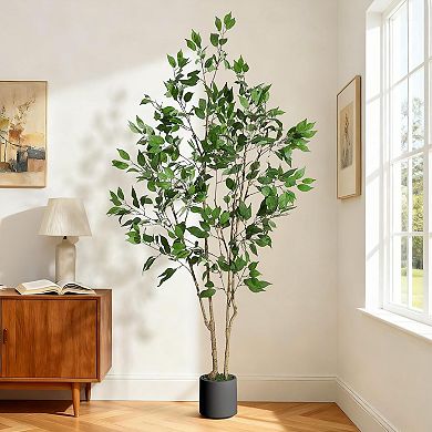 ANIXOL Artificial Ficus Tree with Planter