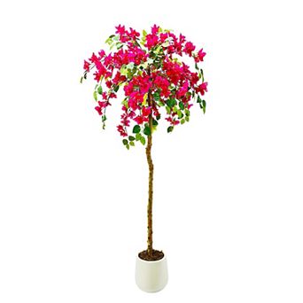 ANIXOL Artificial Bougainvillea Tree with Natural Trunk