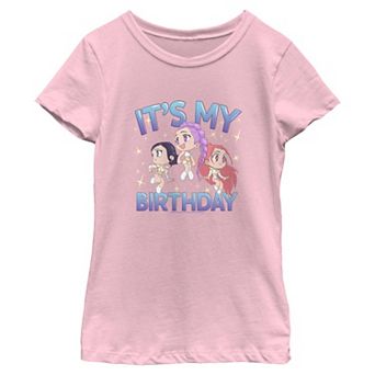 Girls Huntrix It's My Birthday Short Sleeve Graphic Tee