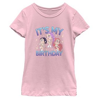 Girls 6-16 K-Pop Demon Hunters Huntrix It's My Birthday Graphic Tee