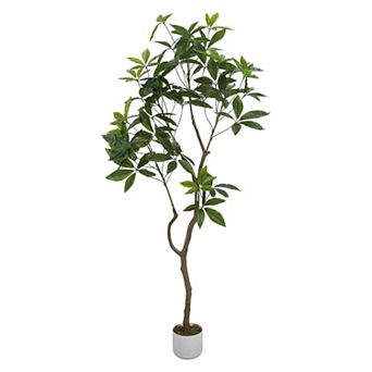 ANIXOL Artificial Umbrella Money Tree in Pot