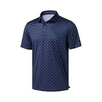 Short Sleeve Dry-Fit Polo Shirt Moisture Wicking Casual Golf Tee