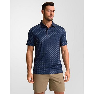 Short Sleeve Dry-Fit Polo Shirt Moisture Wicking Casual Golf Tee
