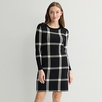 Women's Sandra Darren Long Sleeve Sweater Dress