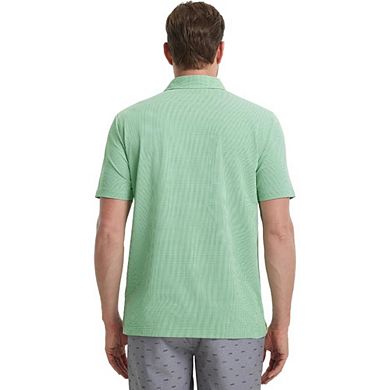 Short Sleeve Quick-Dry Jacquard Polo Shirt Moisture Wicking Athletic Golf Tee