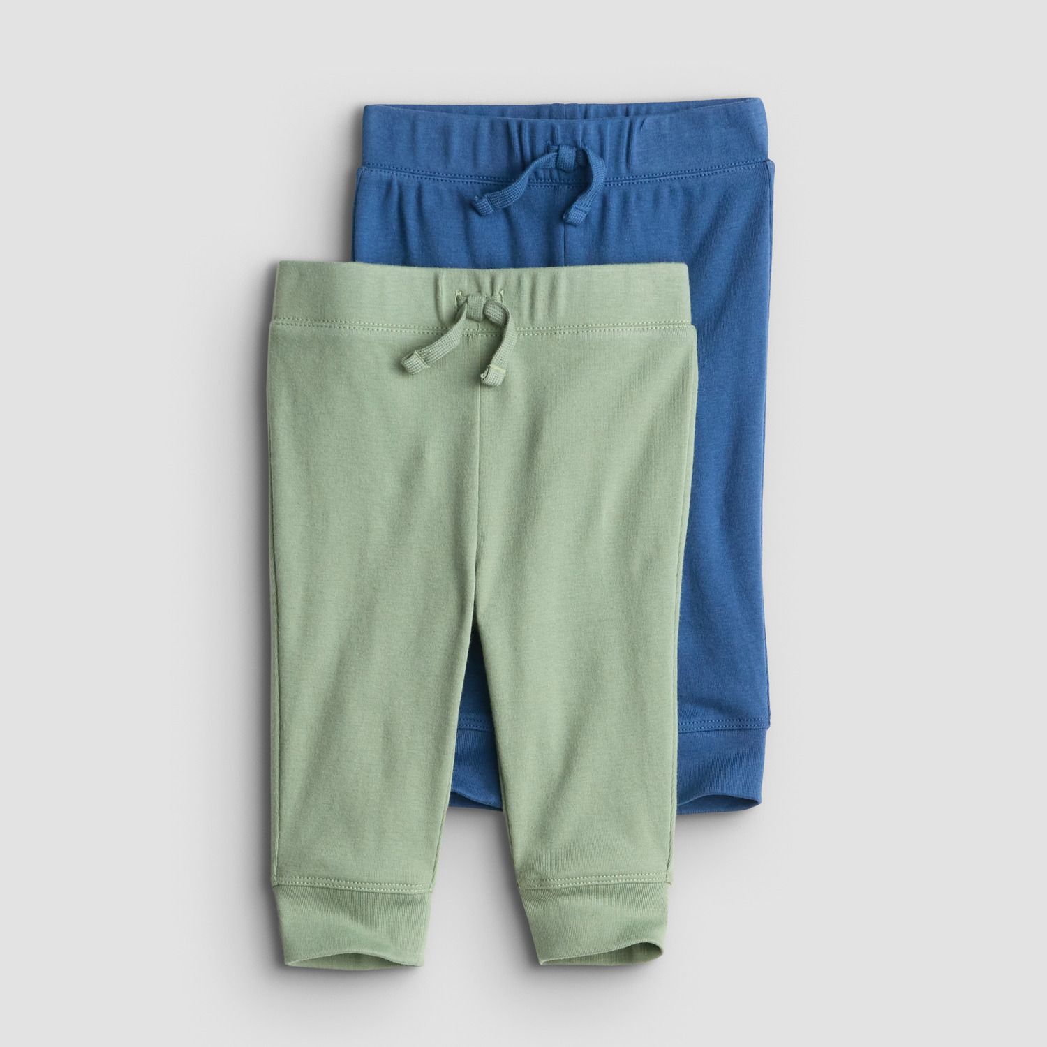Комплекты Jumping Beans® 2-Pack Core Rib Pants Set для мальчиков-малышей, цвет: Зелёный — фото 1