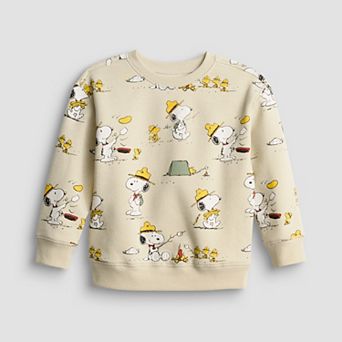 Baby & Toddler Boy Jumping Beans® Peanuts Graphic Pullover Crew Sweatshirt