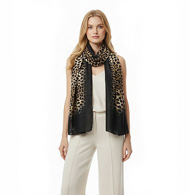 Mellow World Animal Patterned Chiffon Wrap Scarf