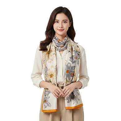 Mellow World Floral Printed Wrap Scarf