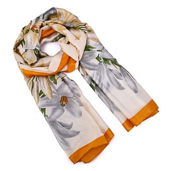 Mellow World Floral Printed Wrap Scarf