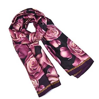 Mellow World Floral Printed Wrap Scarf