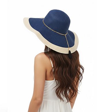 Women's Mellow World Wide Brim Sun Hat With Tassel