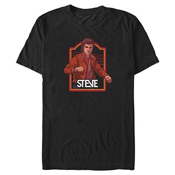 Big & Tall Stranger Things Steve Graphic Tee