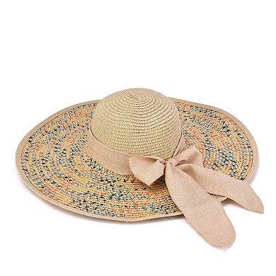 Women's Mellow World Woven Sun Hat With Bow