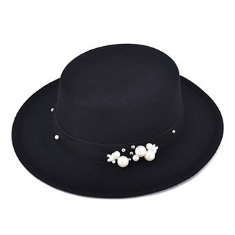 Women's Mellow World Felt Hat with Pearl Band