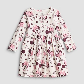 Girls 4-12 Jumping Beans® Disney's Minnie Mouse Long Sleeve Dress