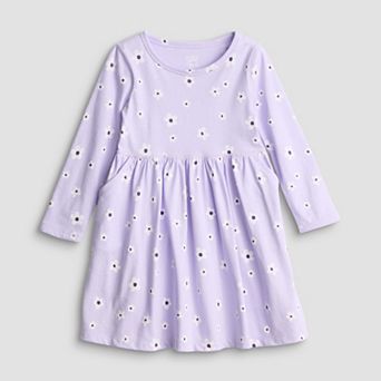 Girls 4-12 Jumping Beans® Sensory Adaptive Core Long Sleeve Dress