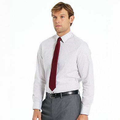 Men's Nick Graham Kent Square Modern Fit Dress Shirt & Tie Set