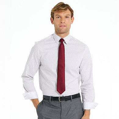Men's Nick Graham Kent Square Modern Fit Dress Shirt & Tie Set